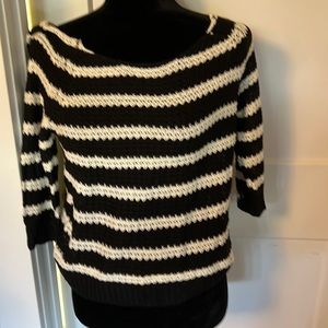 Black & white sweater